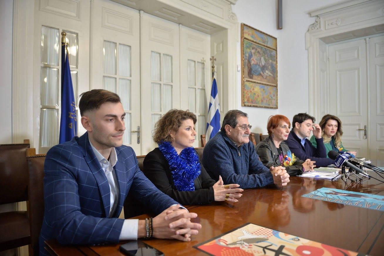 Συνέντευξη τύπου για την τελετή έναρξης και το πρόγραμμα του Πατρινού καρναβαλιού στο Δημαρχείο