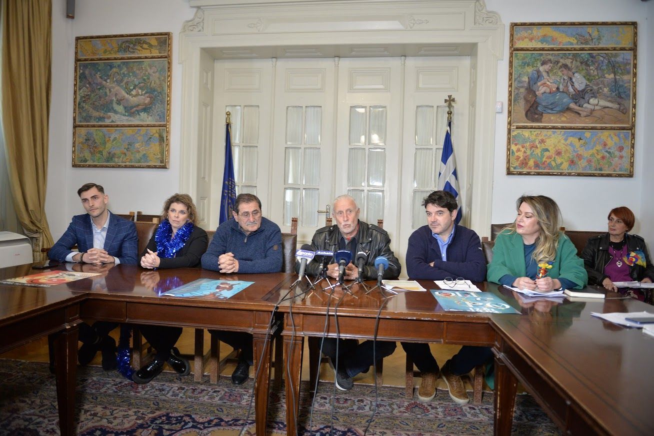 Συνέντευξη τύπου για την τελετή έναρξης και το πρόγραμμα του Πατρινού καρναβαλιού στο Δημαρχείο
