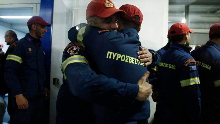 Θεσσαλονίκη: Επέστρεψαν οι άνδρες της ΕΜΑΚ που συμμετείχαν στις διασώσεις στην Τουρκία
