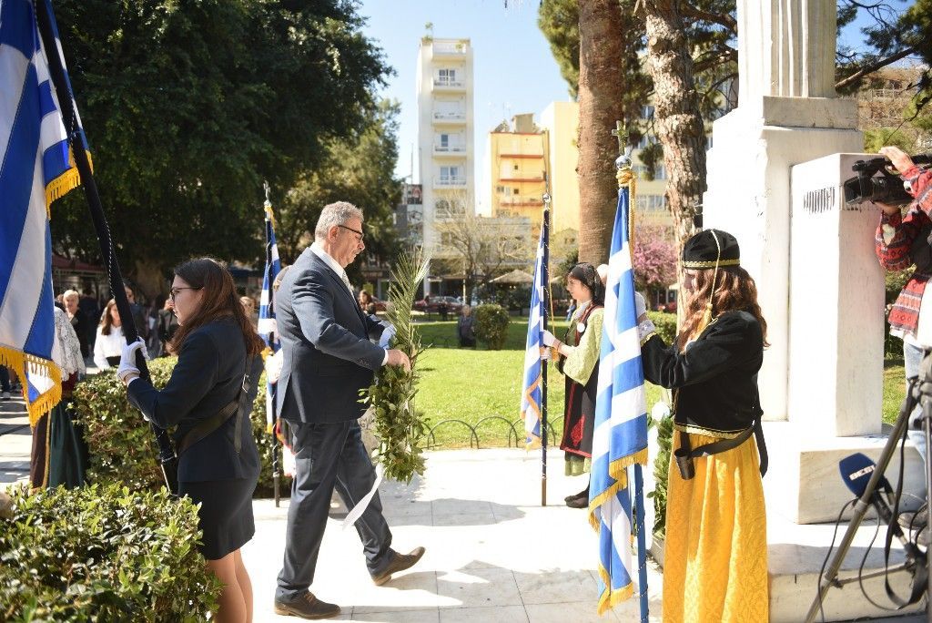 Η Δημοτική αρχή στις εκδηλώσεις για την επέτειο της  25ης  Μαρτίου