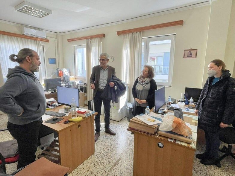 Επίσκεψη του Άγγελου Τσιγκρή στο Διοικητικό Πρωτοδικείο και το Ειρηνοδικείο της Πάτρας