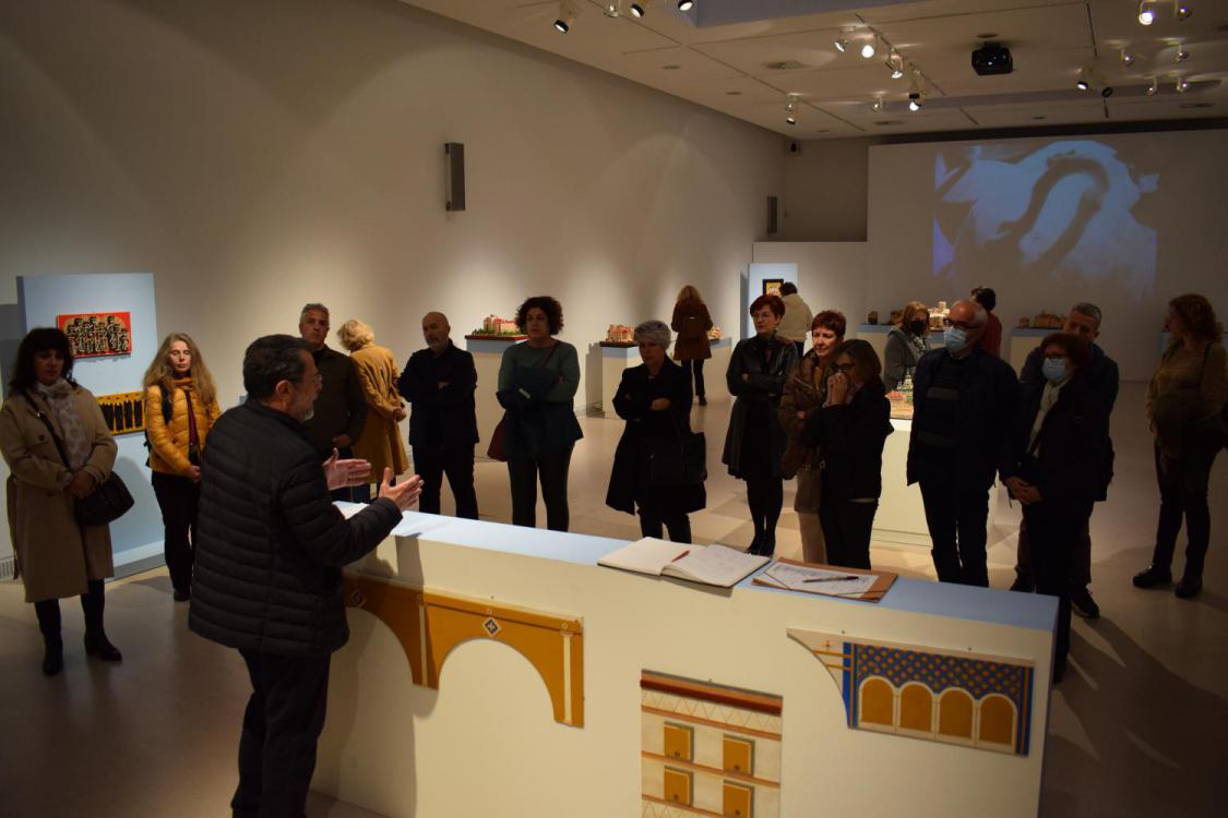 Με επιτυχία πραγματοποιήθηκε η επίσκεψη-ξενάγηση στην έκθεση ‘‘Περιήγηση στην Αθωνική Πολιτεία’’ με την Κοινο_Τοπία