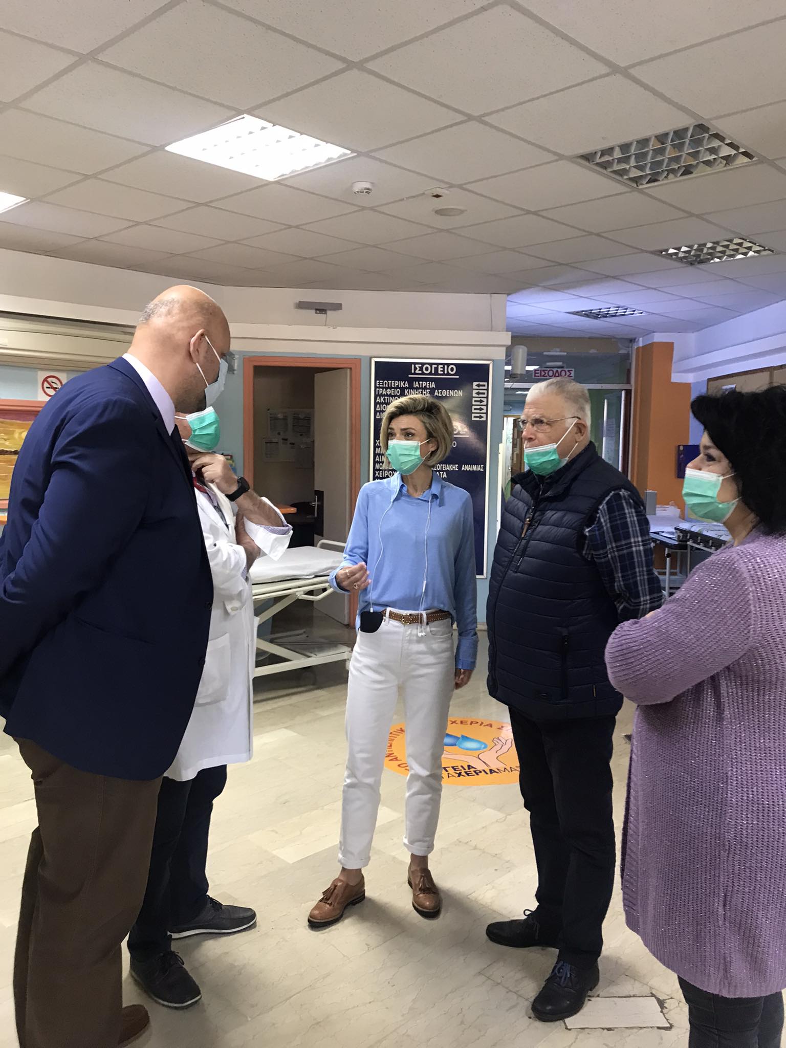 Ο υπ. Βουλευτής Αχαΐας της Ν.Δ. Γεώργιος  Τσίρης, επισκέφθηκε το Καραμανδάνειο Νοσοκομείο Παίδων.