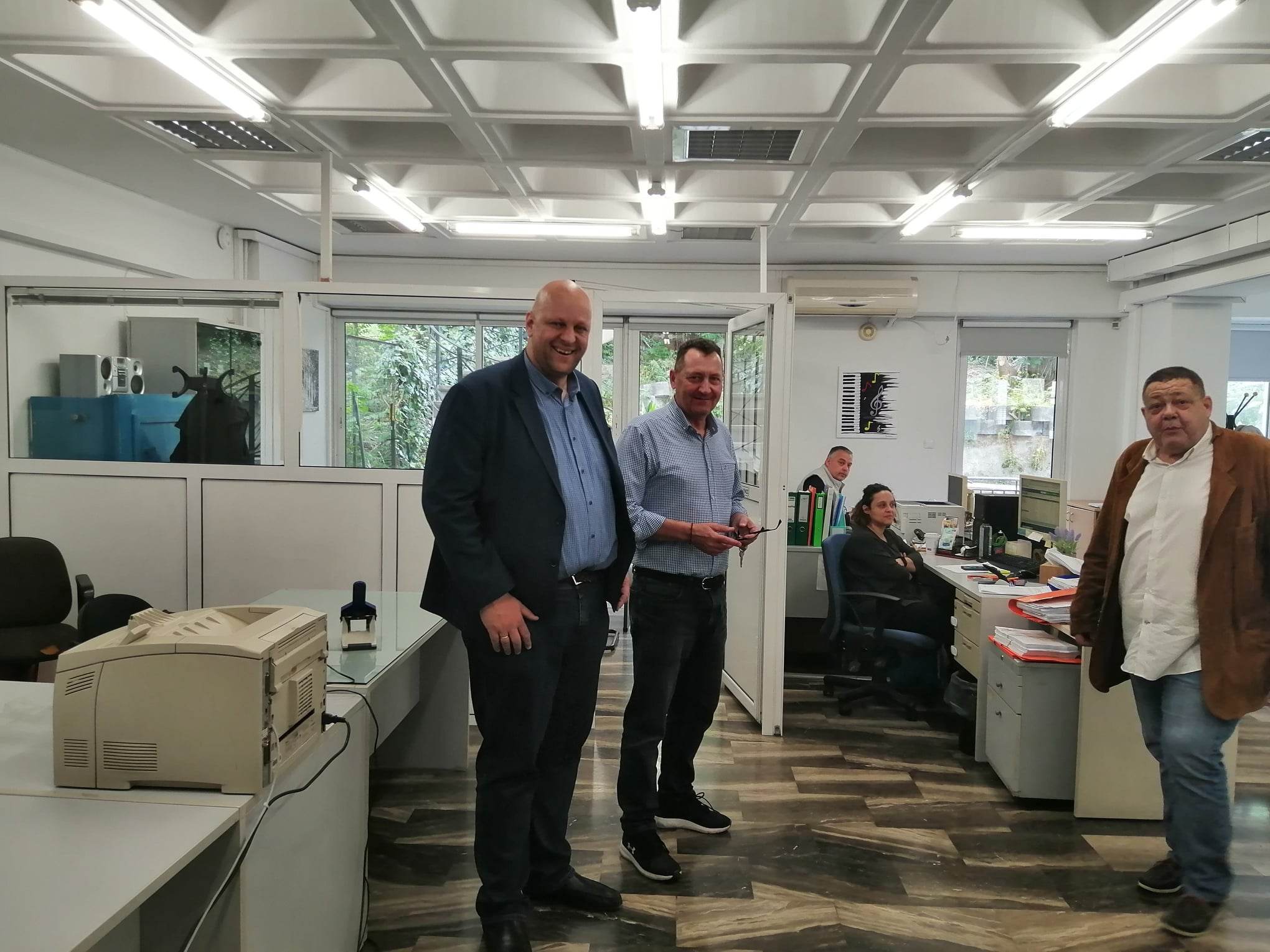 Επίσκεψη του υπ. Βουλευτή Αχαΐας της Ν.Δ. Γιώργου Τσίρη, στις διοικητικές και ιατρικές υπηρεσίες του ΕΦΚΑ Πατρών.