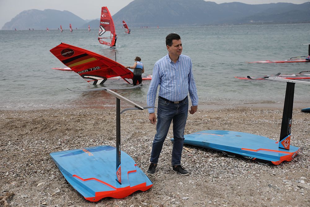 Ο υποψήφιος Δήμαρχος Πατρέων, Πέτρος Ψωμάς στο Ευρωπαϊκό Πρωτάθλημα Wind Surf