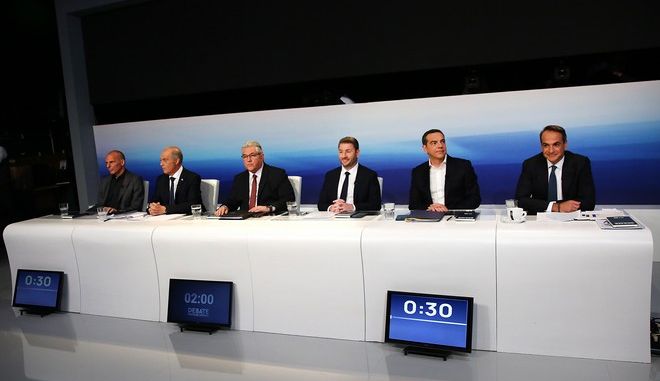 Όλα όσα είπαν στην τηλεμαχία (debate), οι έξι πολιτικοί αρχηγοί.