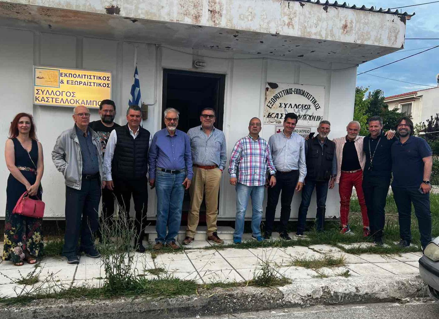 Στον Καστελλόκαμπο ο Πέτρος Ψωμάς και το σπιράλ – Συνάντηση της παράταξης με εκπροσώπους του τοπικού Εκπολιτιστικού Συλλόγου