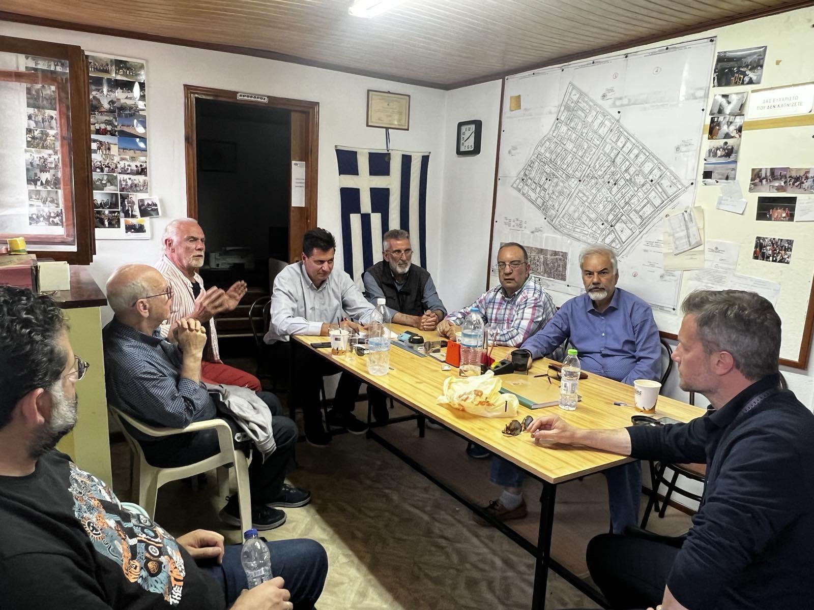 Στον Καστελλόκαμπο ο Πέτρος Ψωμάς και το σπιράλ – Συνάντηση της παράταξης με εκπροσώπους του τοπικού Εκπολιτιστικού Συλλόγου
