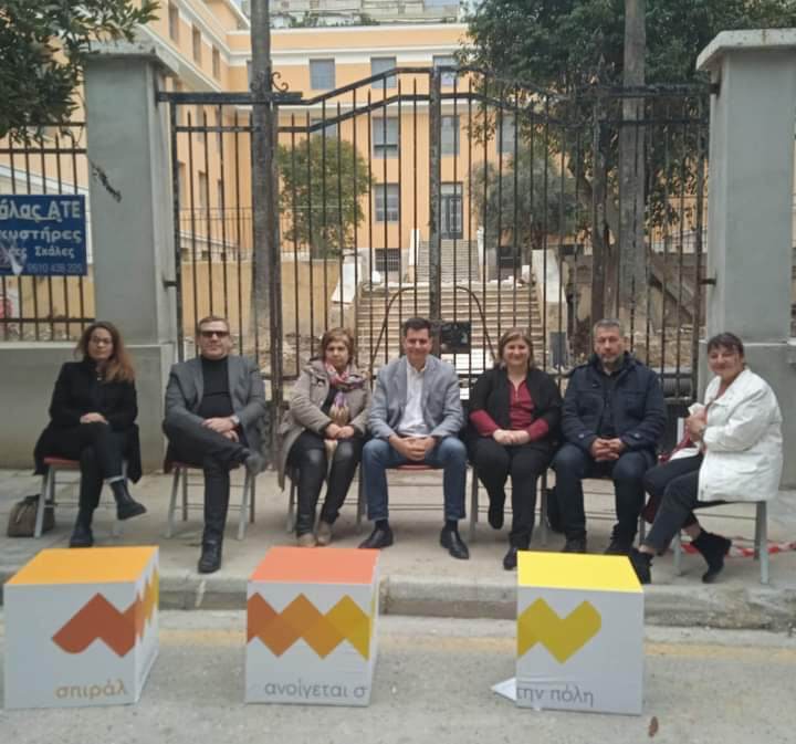 Συνάντηση  του υποψήφιου βουλευτή της Ν.Δ. Αχαΐας Γιώργου  Τσίρη, με το Δ.Σ. του υπεραστικού  ΚΤΕΛ Αχαΐας