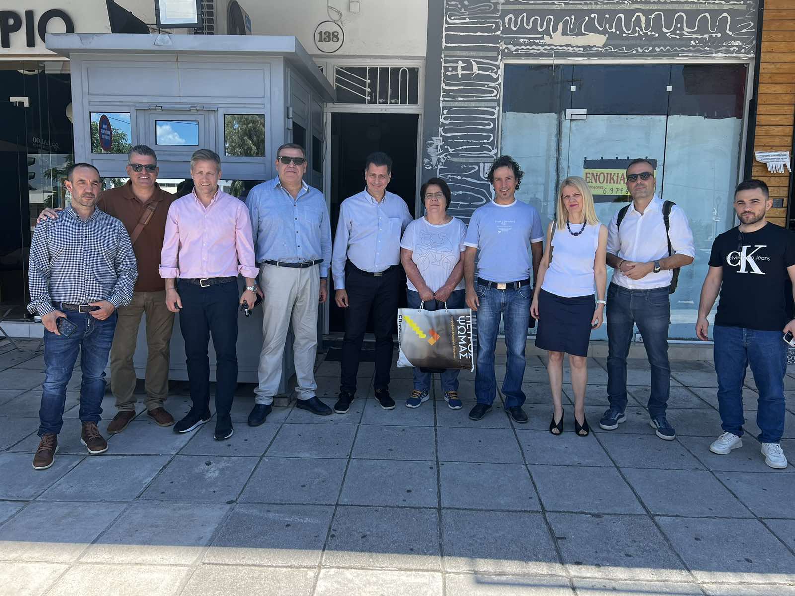 Συνάντηση Πέτρου Ψωμά – Χρήστου Ντεμίρη- συζητηση για το κυκλοφοριακό