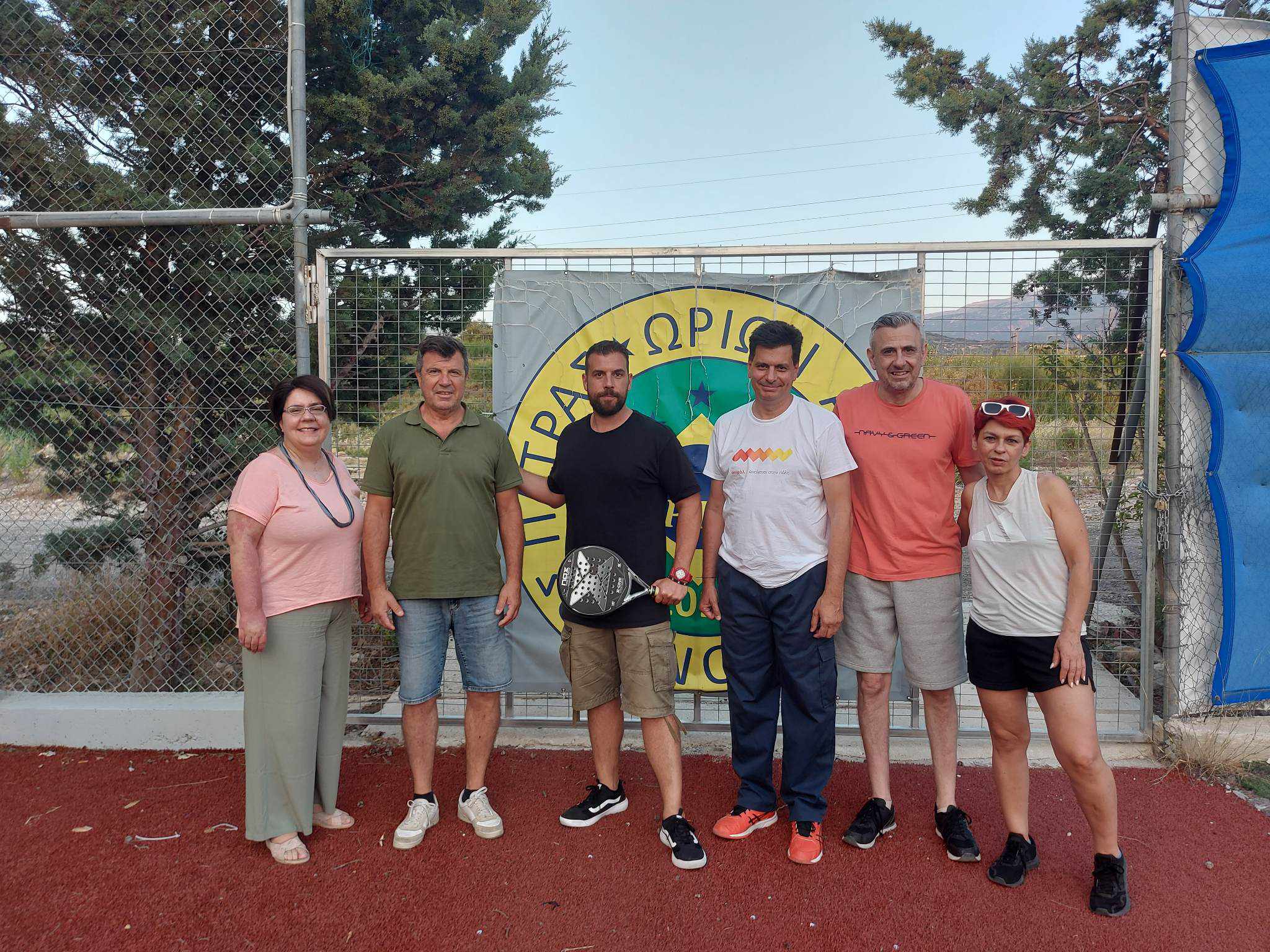 Επίσκεψη Πέτρου Ψωμά στο «Οrion Padel Club» στα Μποζαΐτικα