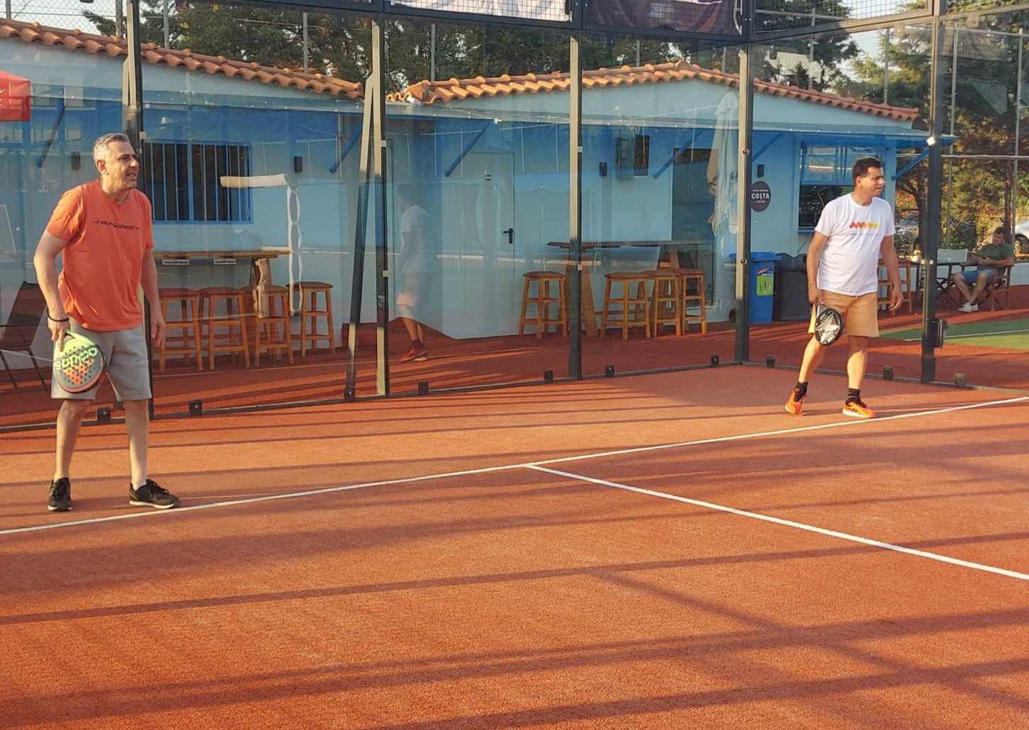 Επίσκεψη Πέτρου Ψωμά στο «Οrion Padel Club» στα Μποζαΐτικα