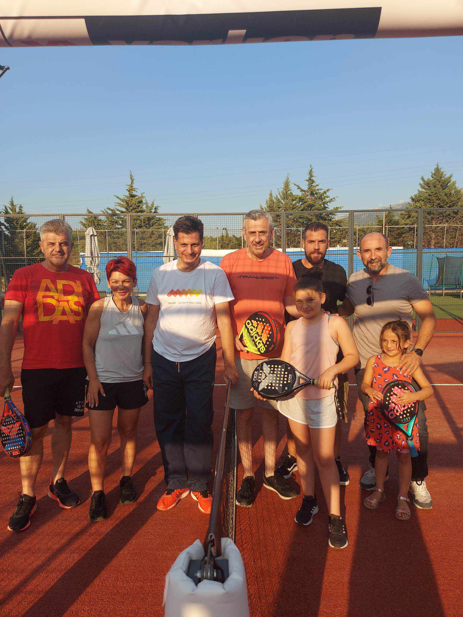 Επίσκεψη Πέτρου Ψωμά στο «Οrion Padel Club» στα Μποζαΐτικα