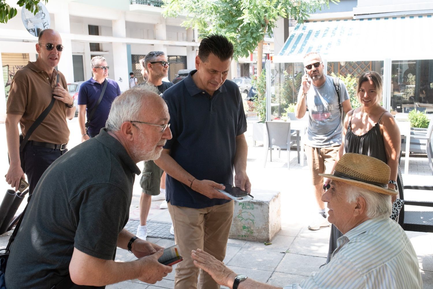 Στα έργα της Τριών Ναυάρχων ο υποψήφιος Δήμαρχος Πατρέων Πέτρος Ψωμάς