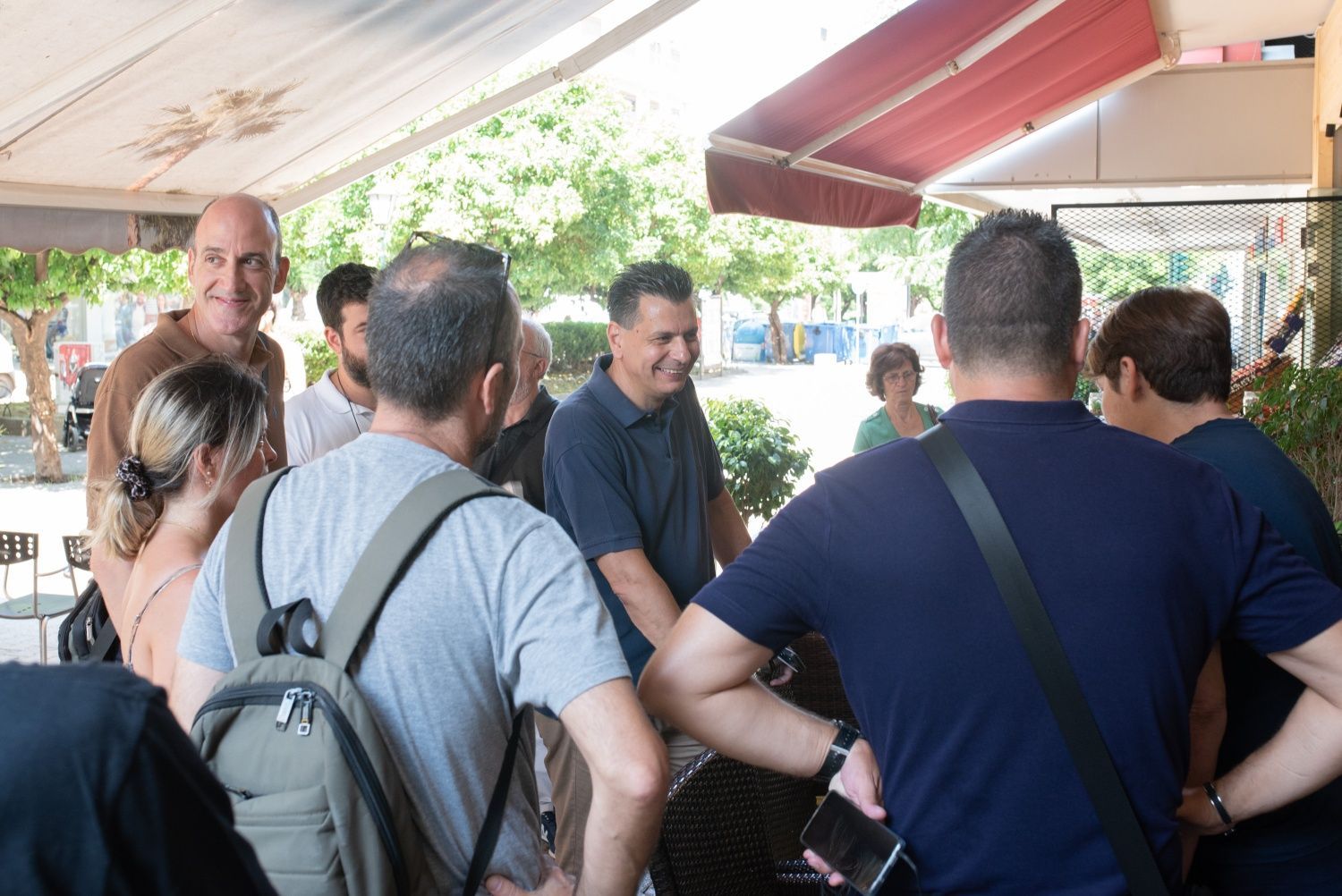 Στα έργα της Τριών Ναυάρχων ο υποψήφιος Δήμαρχος Πατρέων Πέτρος Ψωμάς