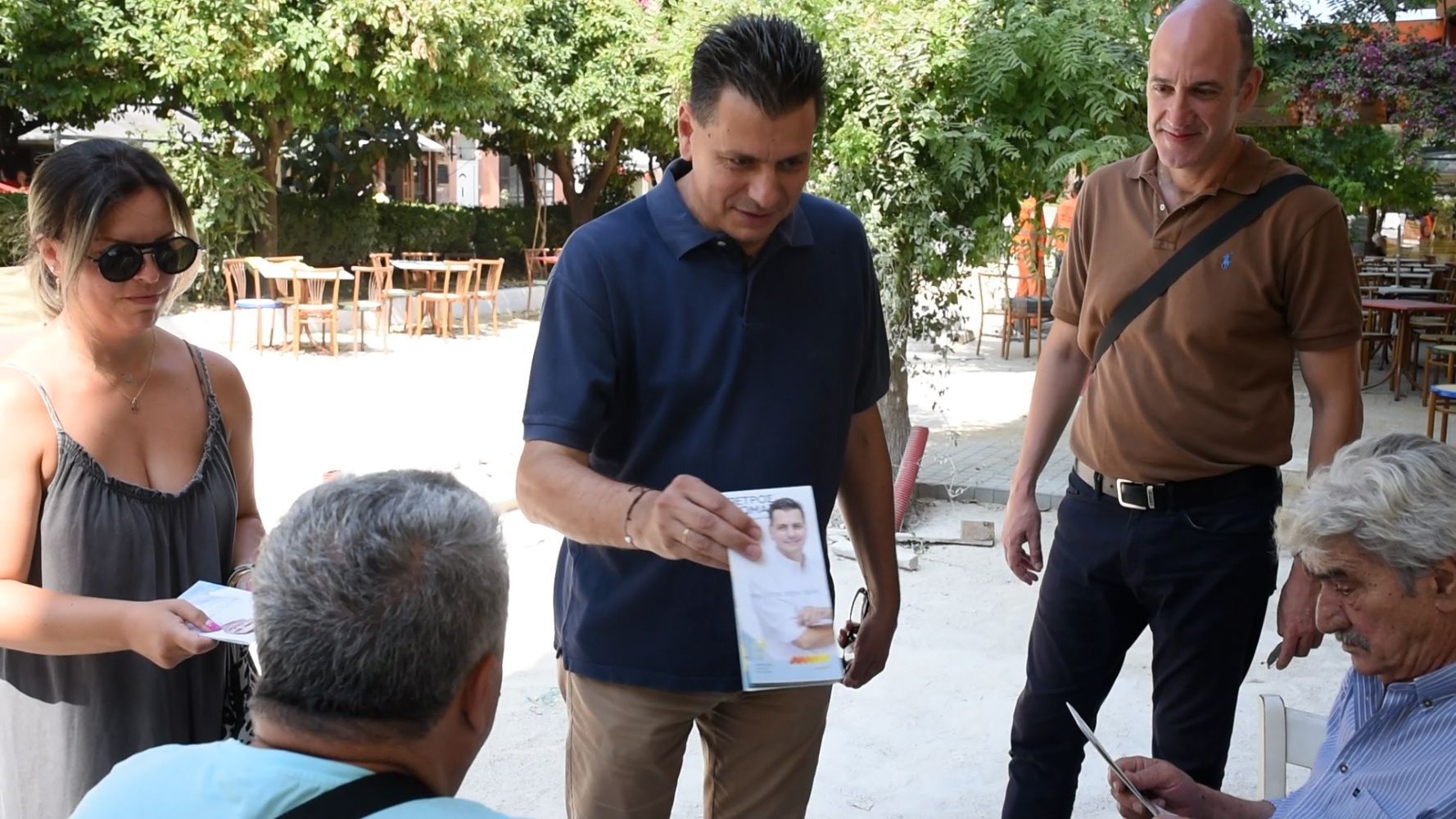Στα έργα της Τριών Ναυάρχων ο υποψήφιος Δήμαρχος Πατρέων Πέτρος Ψωμάς