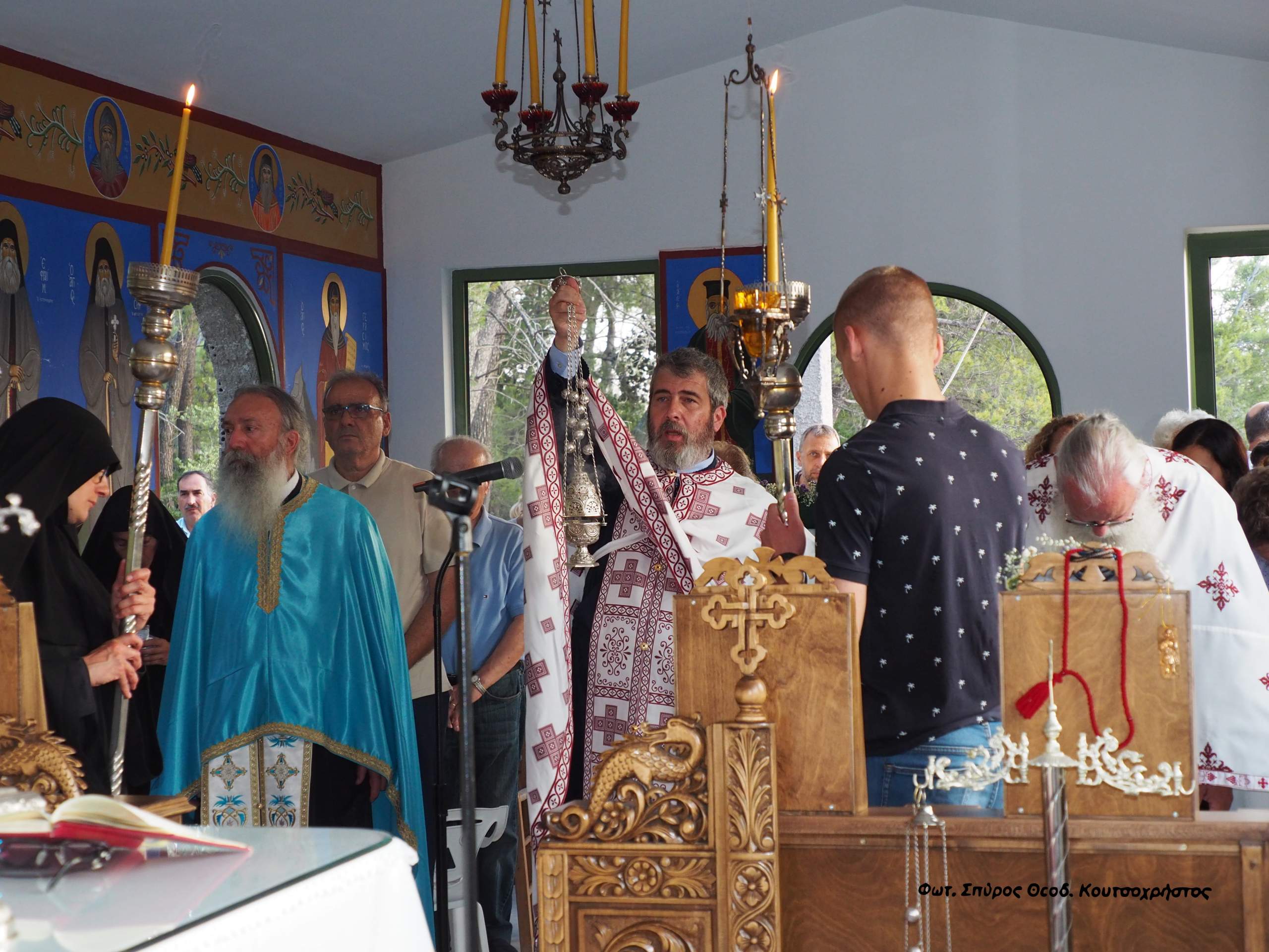 Πανηγύρισε ο Ιερός Ναός του Οσίου Παϊσίου του Αγιορείτου στην Οινόη Αττικής