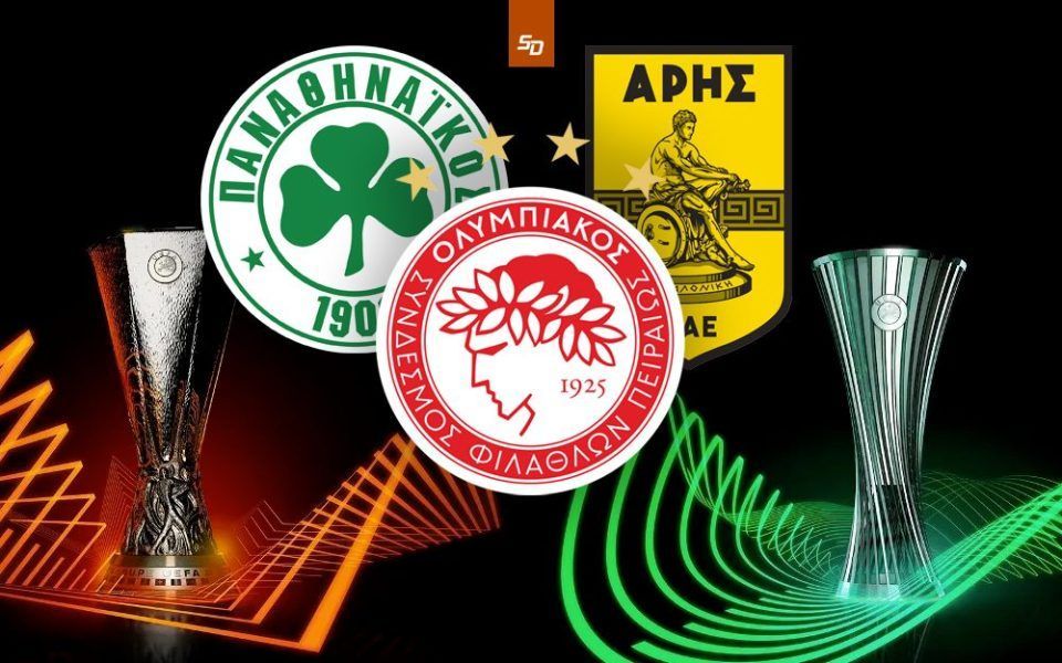 Τι περιμένουν από τις κληρώσεις ΑΕΚ, Παναθηναϊκός, Ολυμπιακός, ΠΑΟΚ και Άρης σήμερα – Οι υποψήφιοι αντίπαλοι