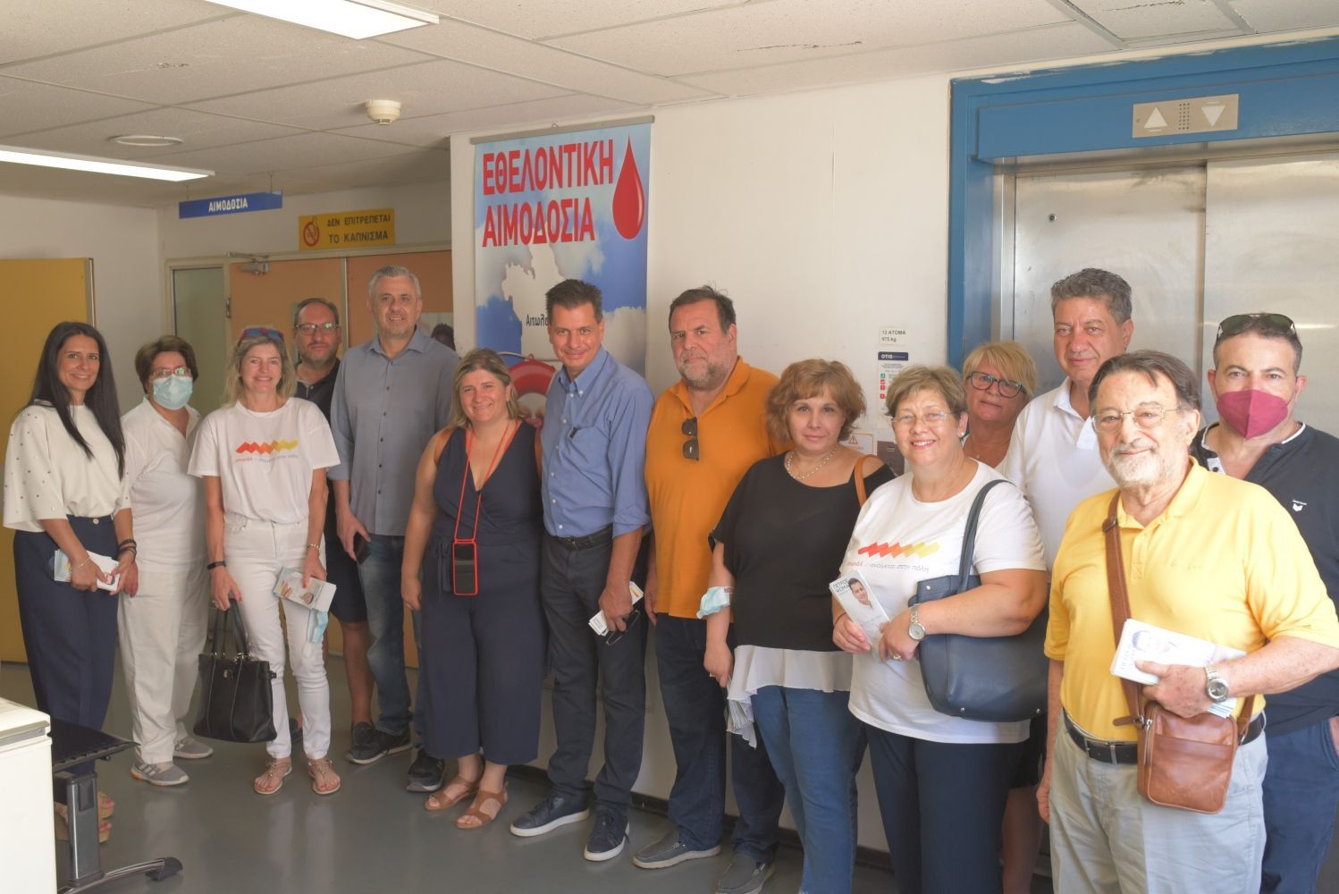 Επισκέψεις Πέτρου Ψωμά σε Κέντρο Αιμοδοσίας, Ομάδα Δασοπροστασίας, Καταφύγιο Αδέσποτων Ζώων