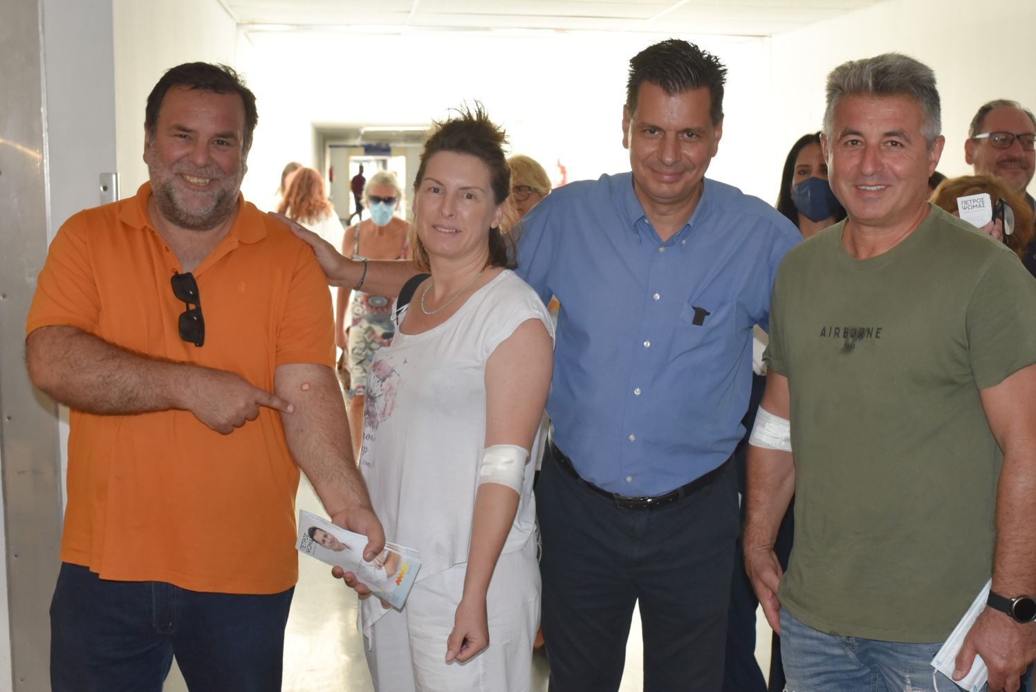 Επισκέψεις Πέτρου Ψωμά σε Κέντρο Αιμοδοσίας, Ομάδα Δασοπροστασίας, Καταφύγιο Αδέσποτων Ζώων