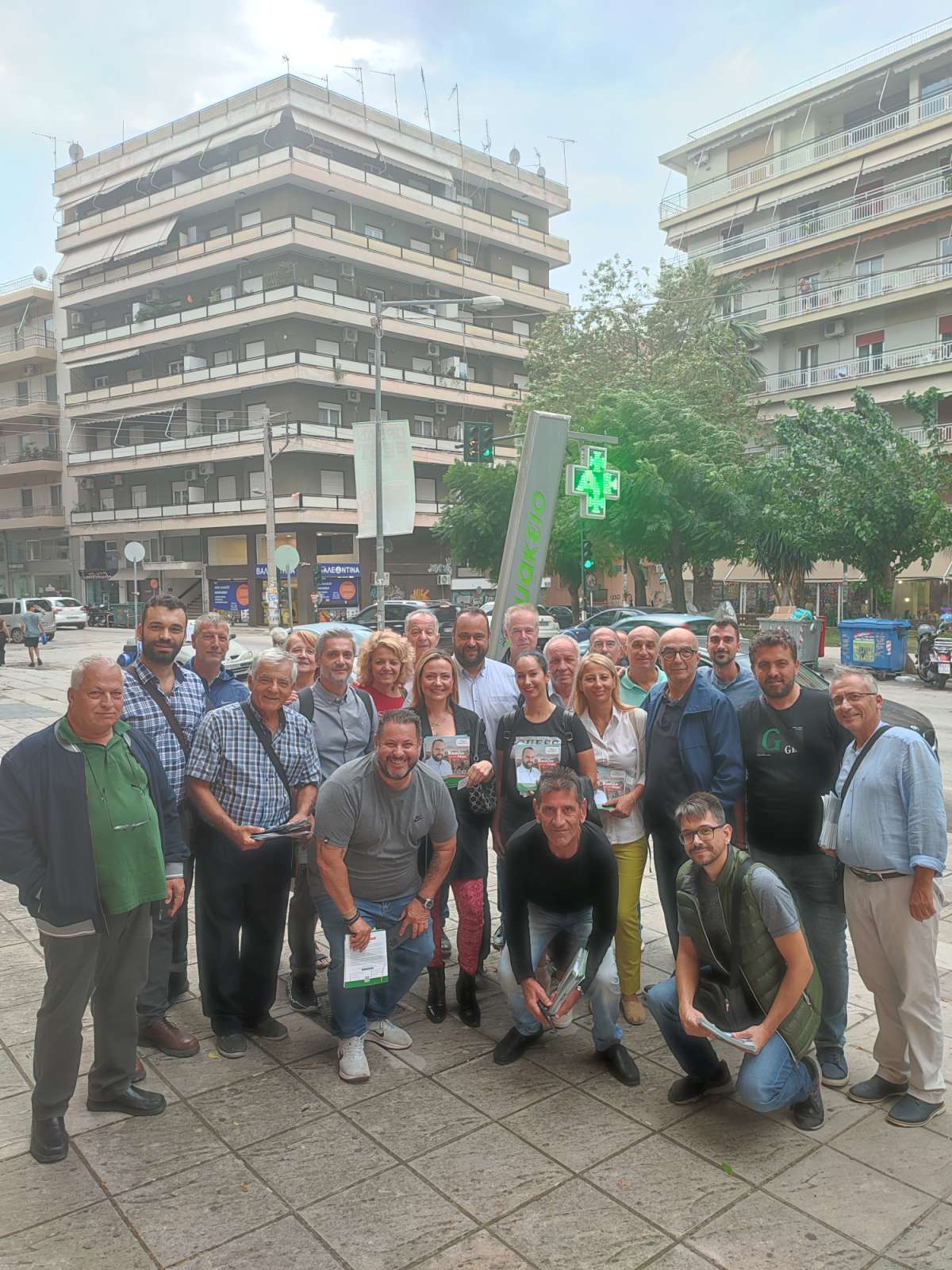 Στην Έλληνος Στρατιώτου ο Βασίλης Αϊβαλής: «Ακούμε προσεκτικά τους πολίτες»
