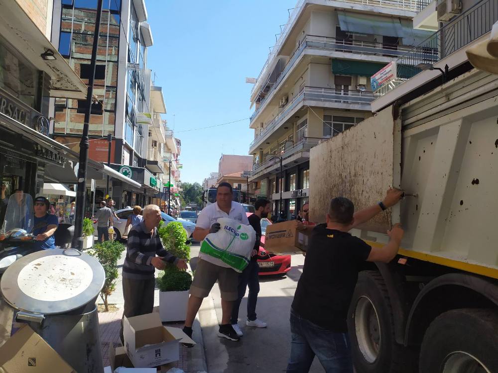 Συνεχίζεται η αποστολή βοήθειας από την Πάτρα στους πλημμυροπαθείς της Θεσσαλίας
