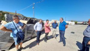 Κώστας Σβόλης : Επίσκεψη στον ΧΥΤΑ στην Ξερόλακκα