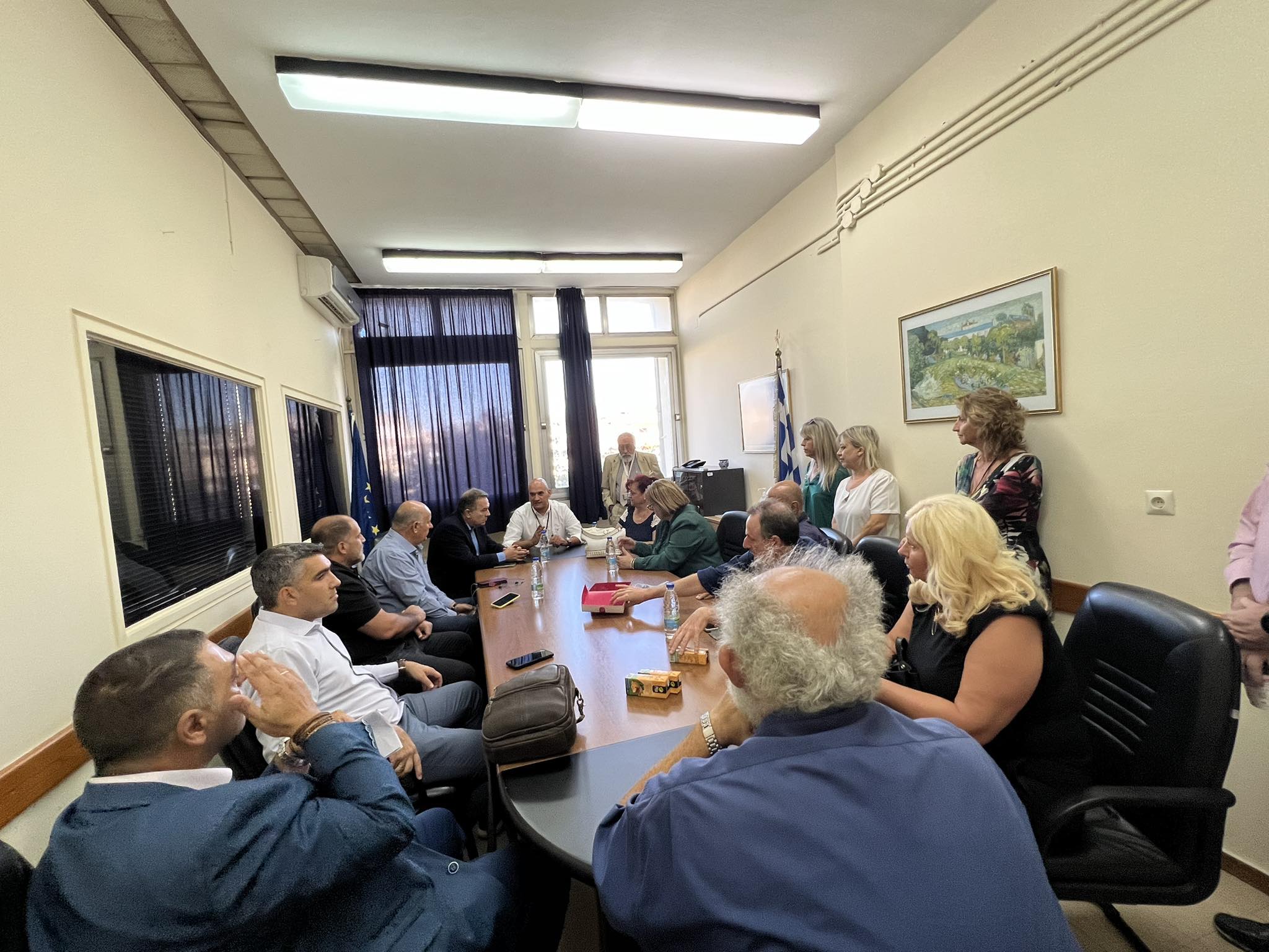 ΠΑΤΡΑ ΕΝΩΜΕΝΗ-ΚΩΣΤΑΣ ΣΒΟΛΗΣ-Επίσκεψη στο νοσοκομείο «ΑΓΙΟΣ ΑΝΔΡΕΑΣ»