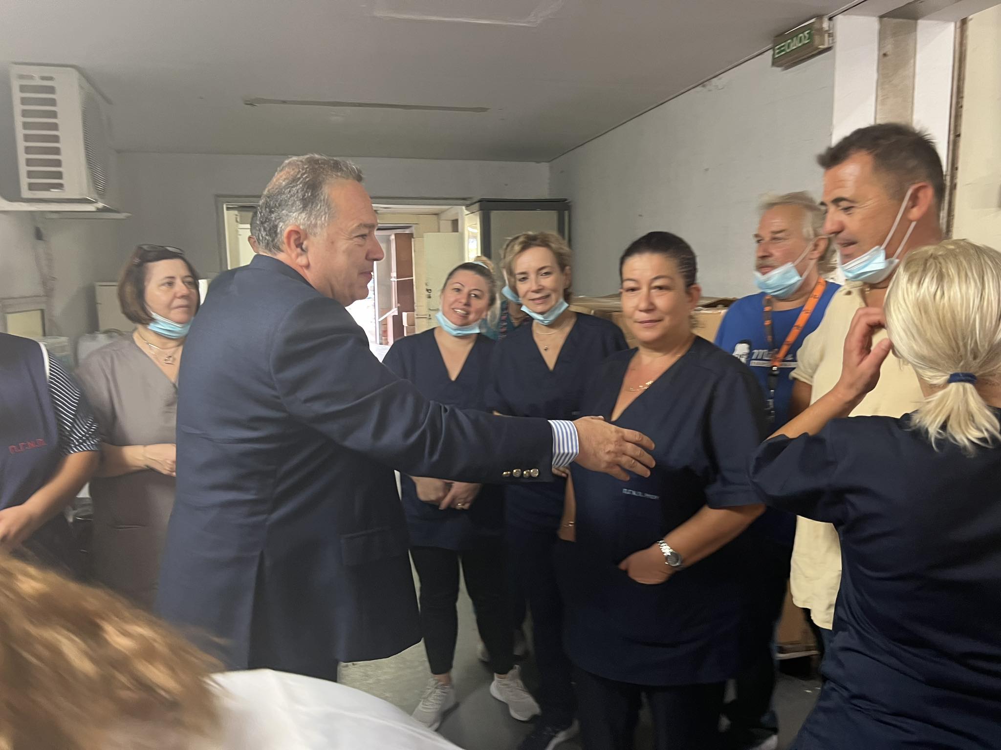 Περιοδείες στην Υγεία: Επίσκεψη στο ΠΓΝΠ στο Ρίον για τον Κώστα Σβόλη