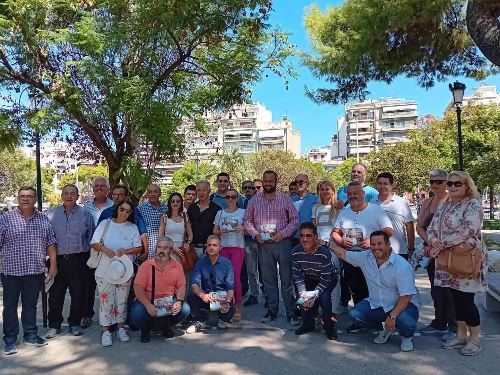 Στο πλευρό του Βασίλη Αϊβαλή αεικίνητος ο Παναγιώτης Δρούζας καθ’ όλη την διάρκεια του προεκλογικού αγώνα.