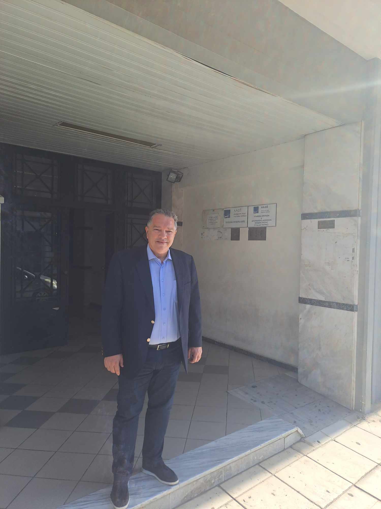 Κώστας Σβόλης : Επίσκεψη σε υπηρεσίες του Υπουργείου Οικονομικών