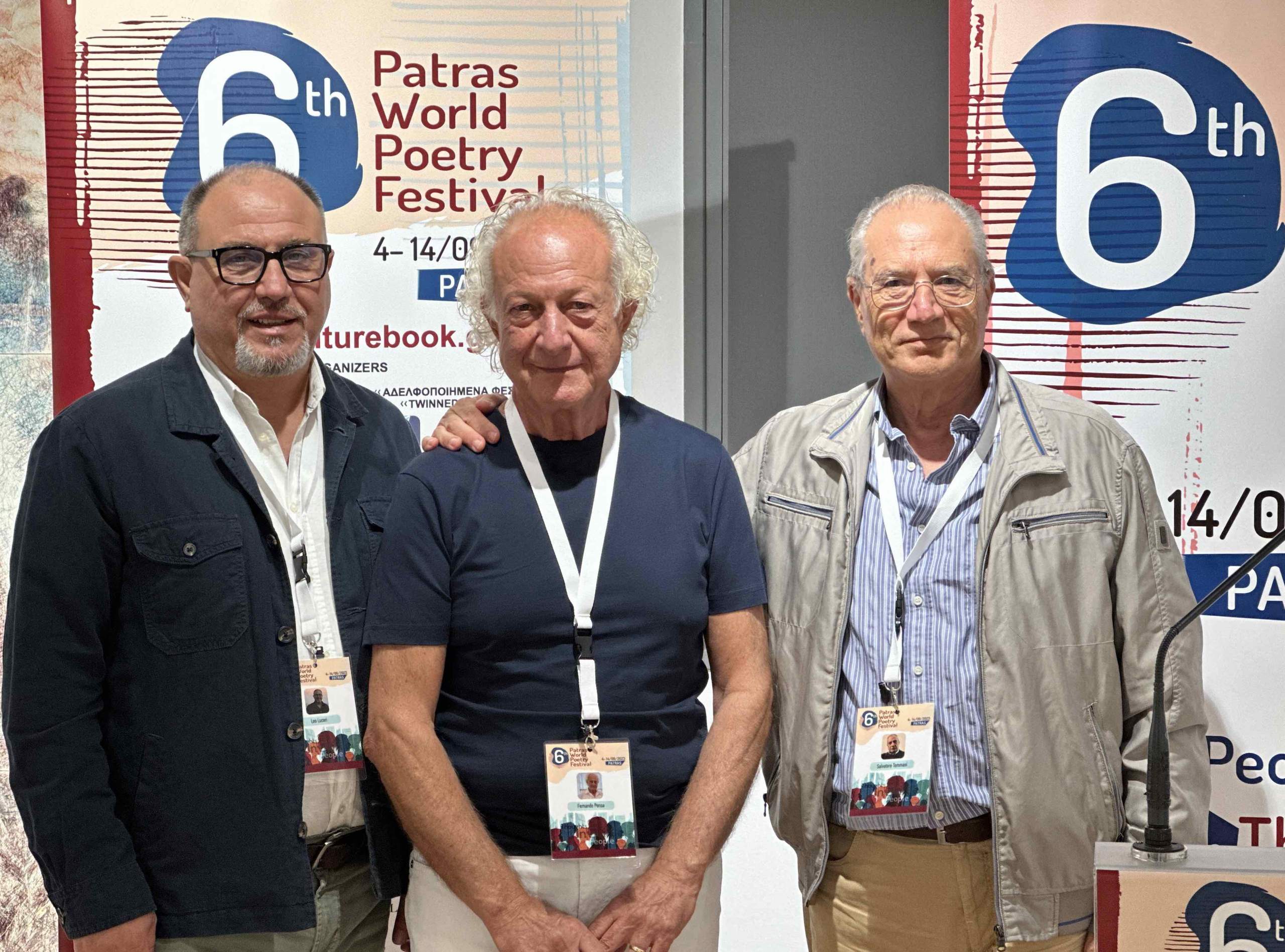 Ο ελληνόφωνος Ιταλός ποιητής, Fernando Pensa, στο 6ο Διεθνές Φεστιβάλ Ποίησης στην Πάτρα.