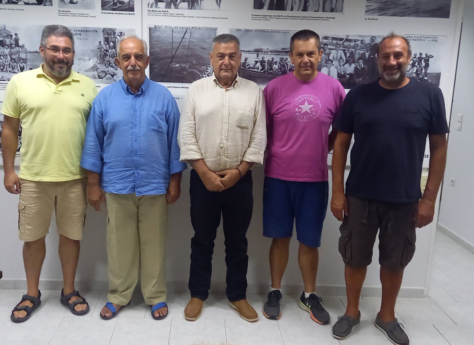 Ο Τάκης Αντωνόπουλος στον ιστορικό Ναυτικό Όμιλο Πατρών