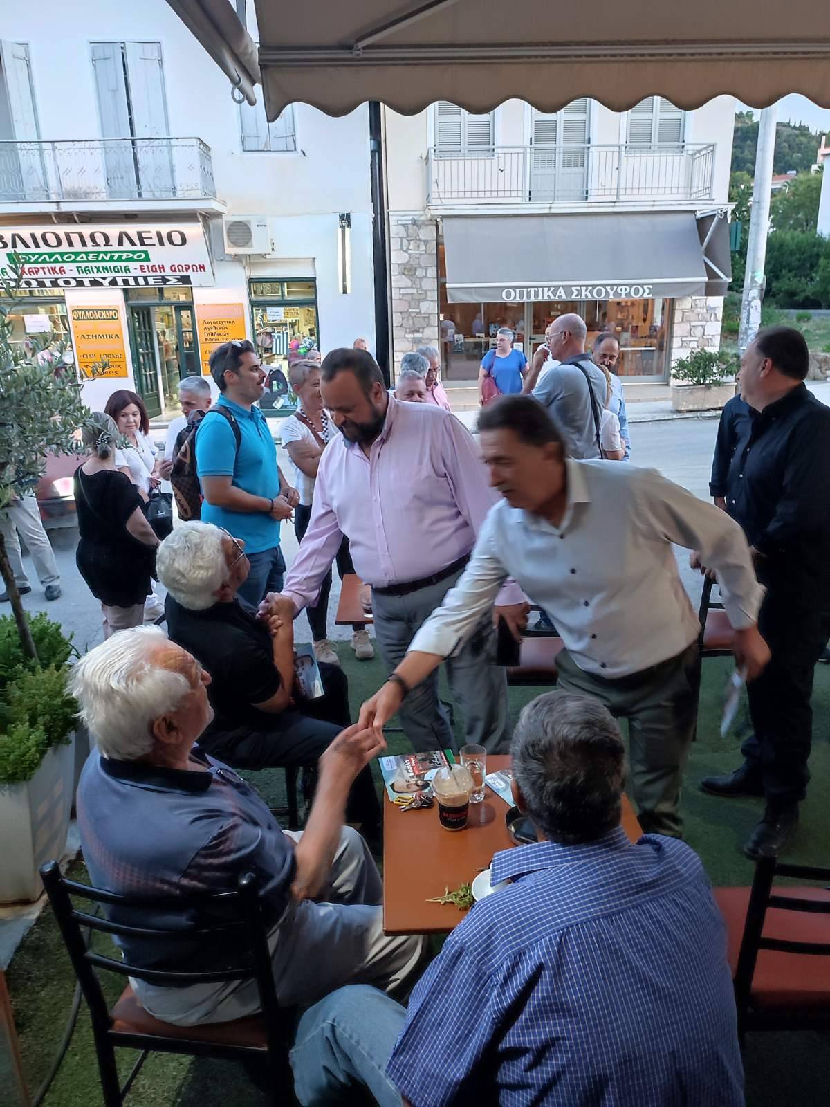 Περιοδείες σε κέντρο και Δημοτικές Ενότητες για τον Βασίλη Αϊβαλή