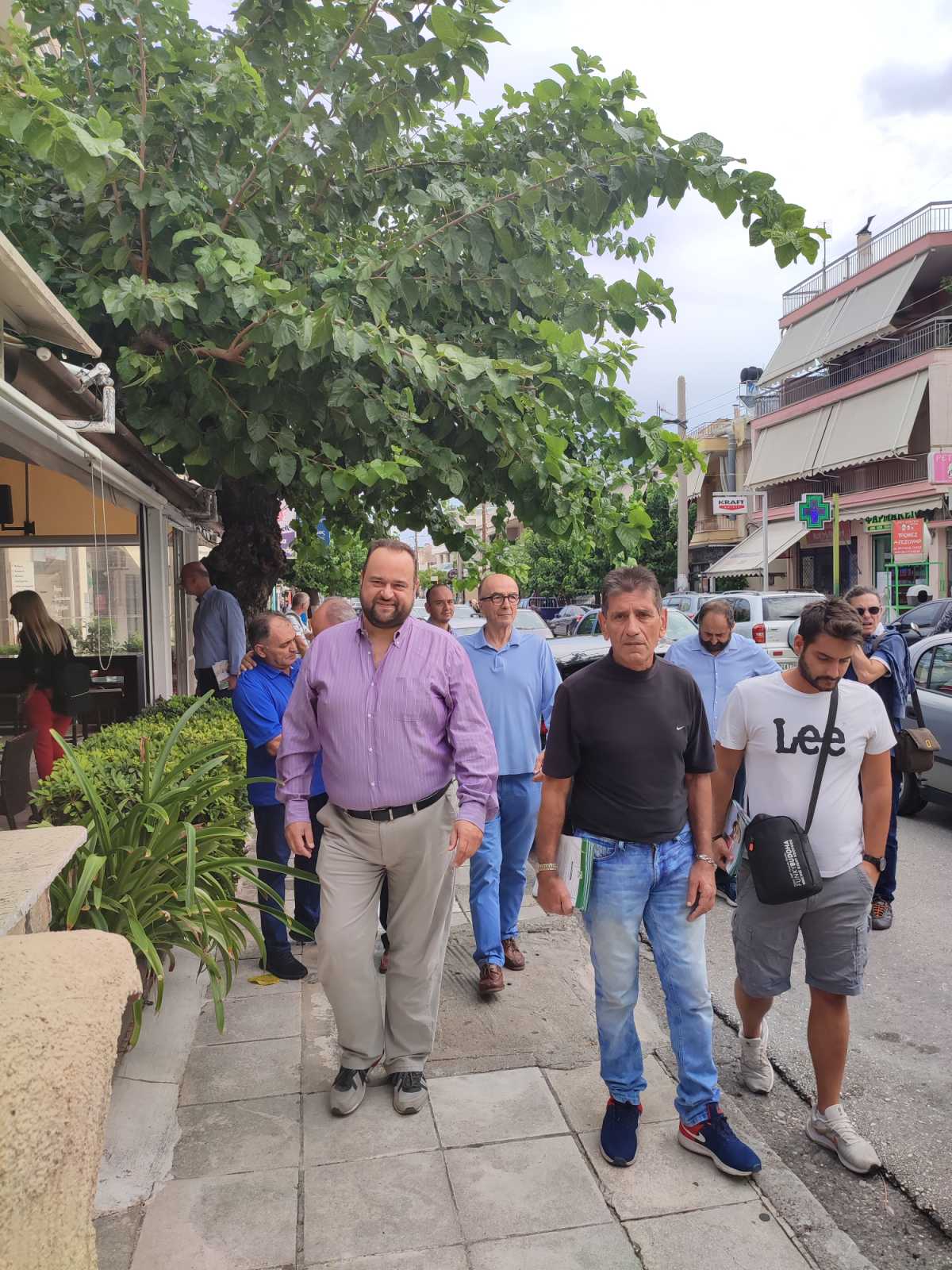 Στο Νότιο Διαμέρισμα της Πάτρας ο Βασίλης Αϊβαλής: «Προτεραιότητα οι λαϊκές συνοικίες»