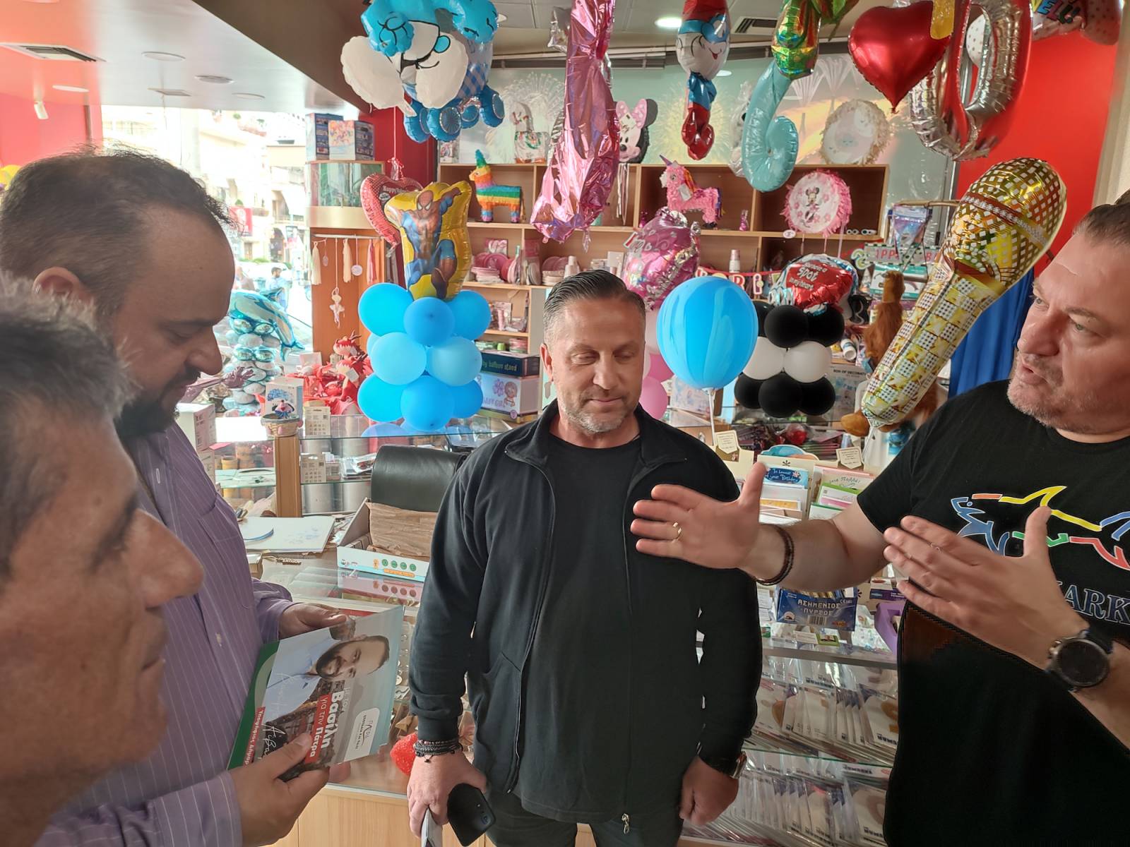 Στο Νότιο Διαμέρισμα της Πάτρας ο Βασίλης Αϊβαλής: «Προτεραιότητα οι λαϊκές συνοικίες»