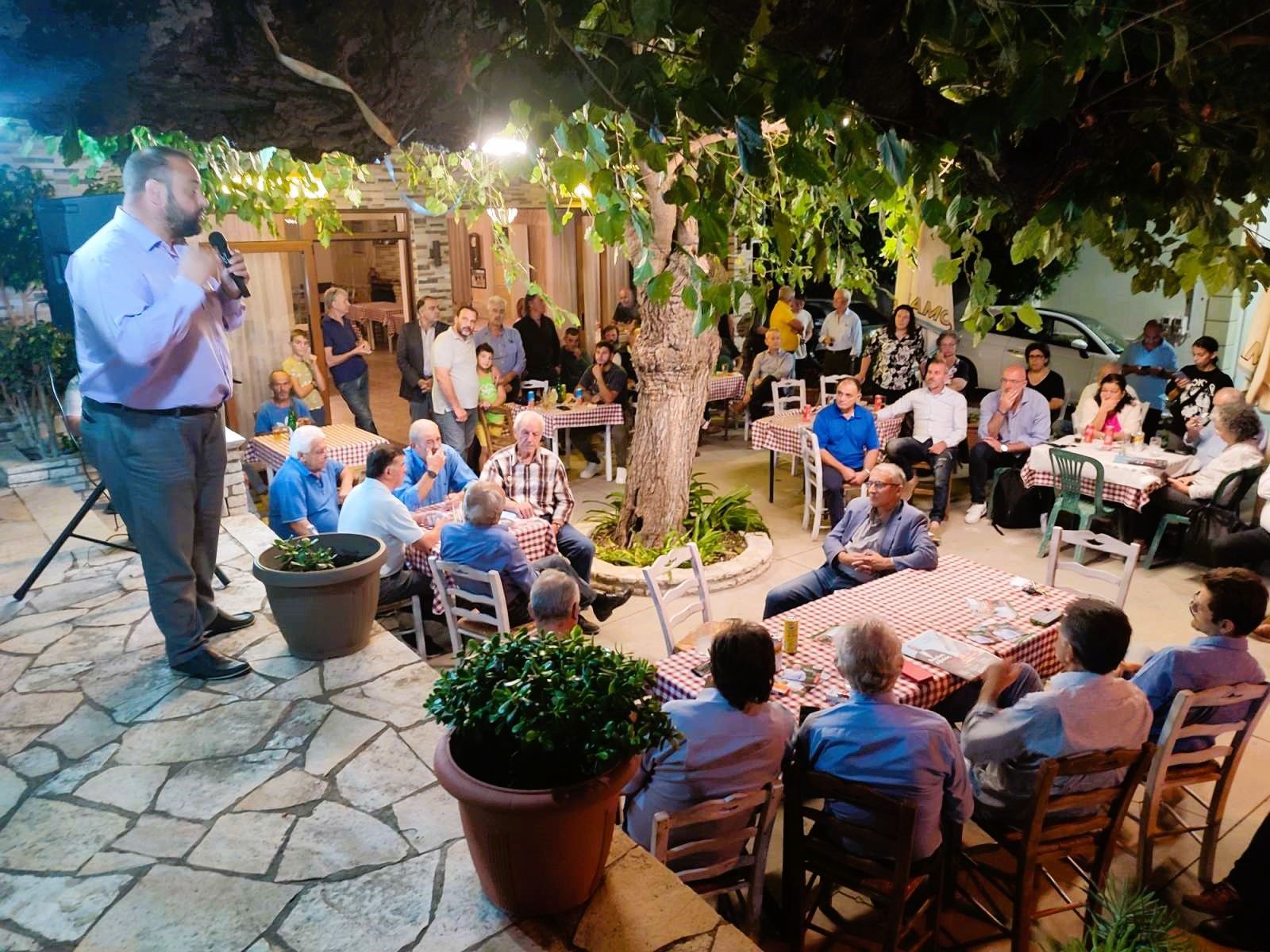 Με τους κατοίκους Ρωμανού – Ελεκίστρας ο Βασίλης Αϊβαλής