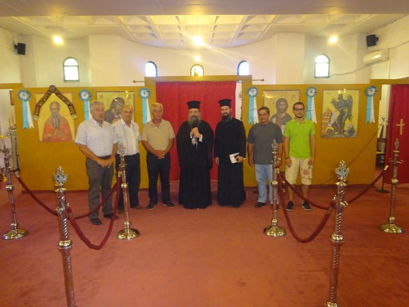 Εφημέριος του Ιερού Ναού Αγίου Χαραλάμπους Τσουκαλεΐκων π. Δημήτριος Μπιλιανός :  “Η ανέγερση του Ιερού Ναού του Αγίου Χαραλάμπους είναι έργο του Θεού”