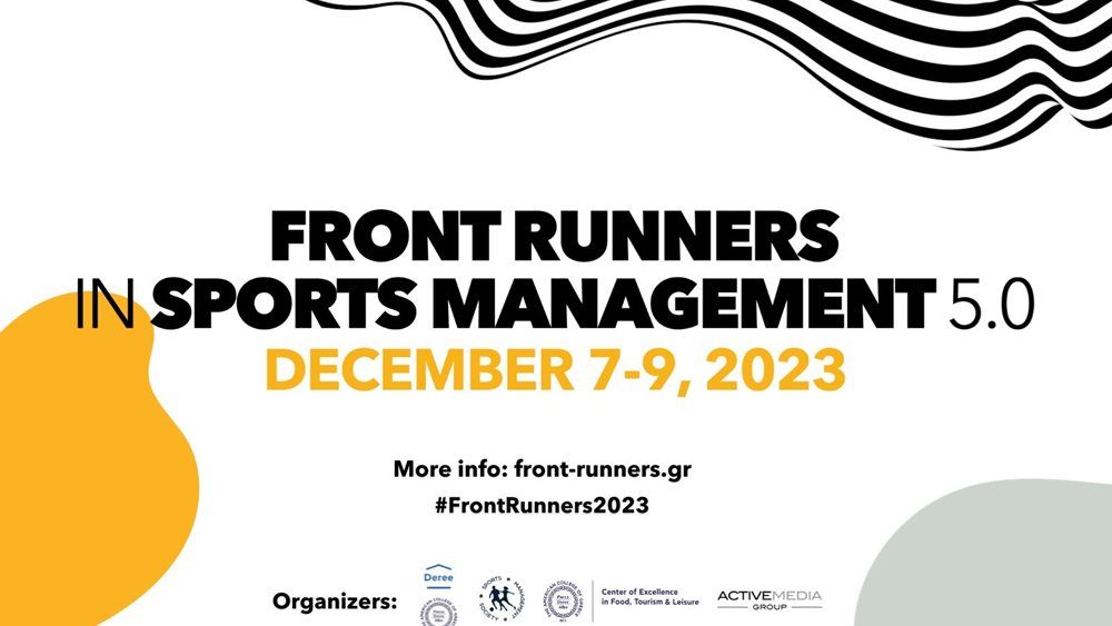 Πάνω από 60 κορυφαίοι ομιλητές στο Front Runners in Sports Management 5.0 στις 7-9 Δεκεμβρίου