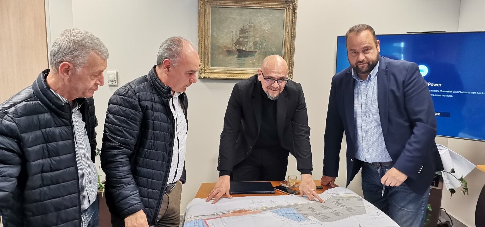 Συνάντηση Αϊβαλή με τον Διευθύνοντα Σύμβουλο του ΟΛΠΑ για τη Μαρίνα μεγάλων σκαφών