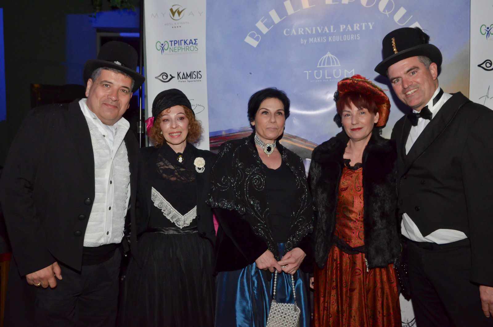 Aναβίωσε η εποχή του BELLE ÉPOQUE στο CARNIVAL PARTY by Makis Koulouris