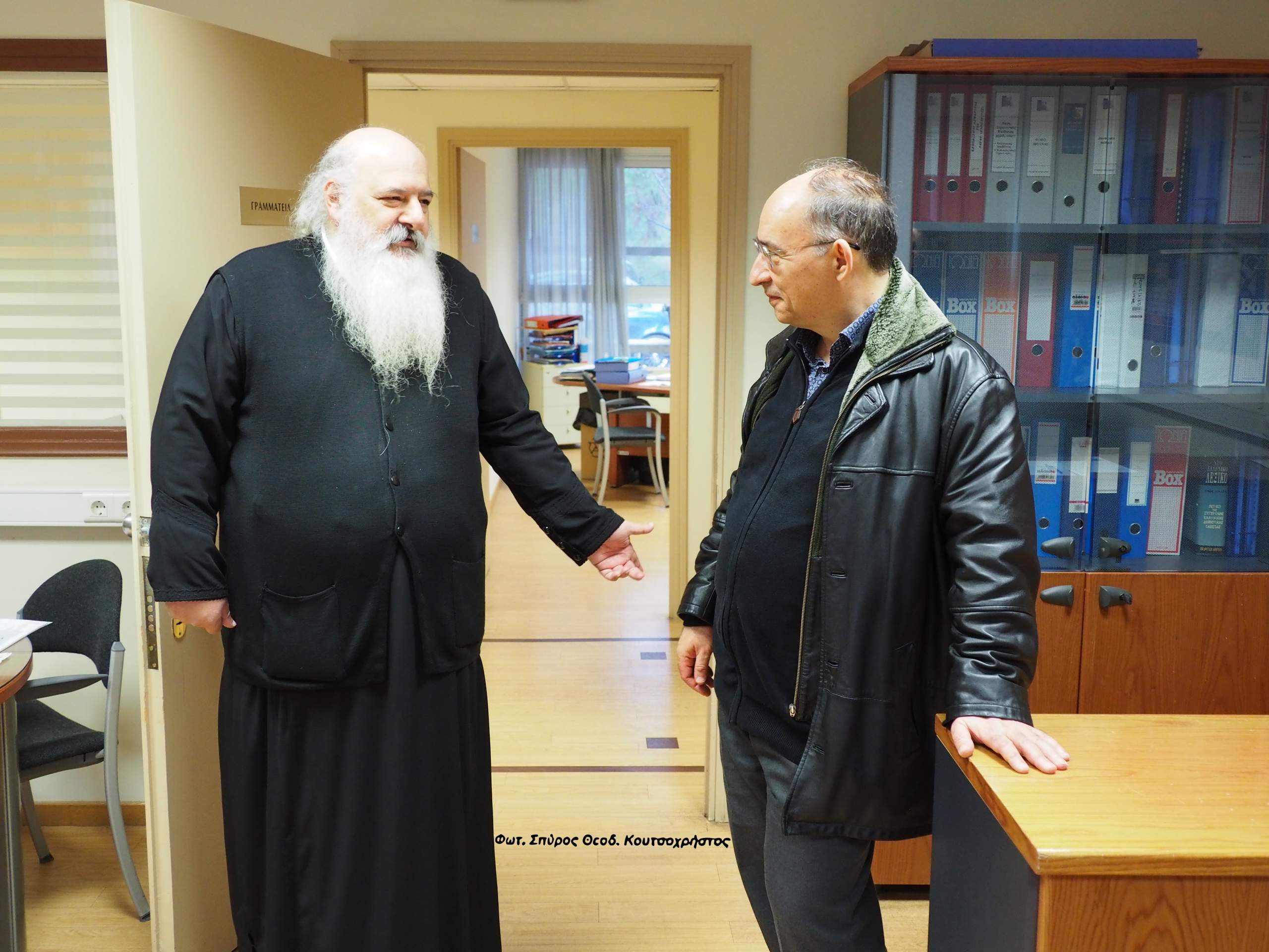 Αγιασμό στο Ινστιτούτο Νανοεπιστήμης & Νανοτεχνολογίας τέλεσε ο π. Μαρίνος Πιτσικάλης