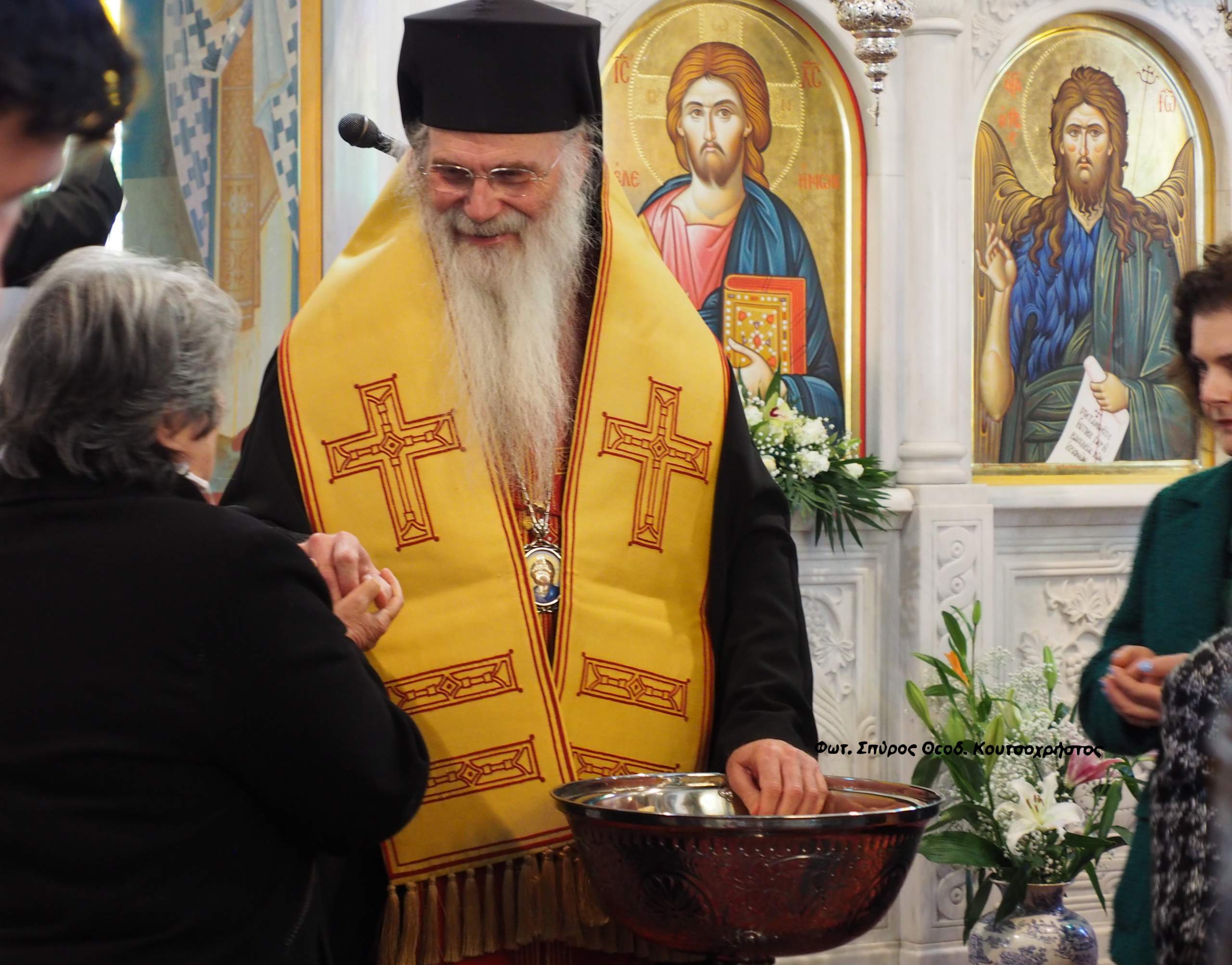 Ο Μητροπολίτης Μεσογαίας κ. Νικόλαος στον πανηγυρίζοντα Ιερό Ναό Αγίων Θεοδώρων Γέρακα – Αττικής