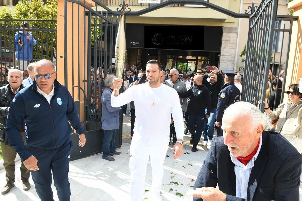 Η Πάτρα υποδέχθηκε στο Δημαρχείο της, την Ολυμπιακή Φλόγα