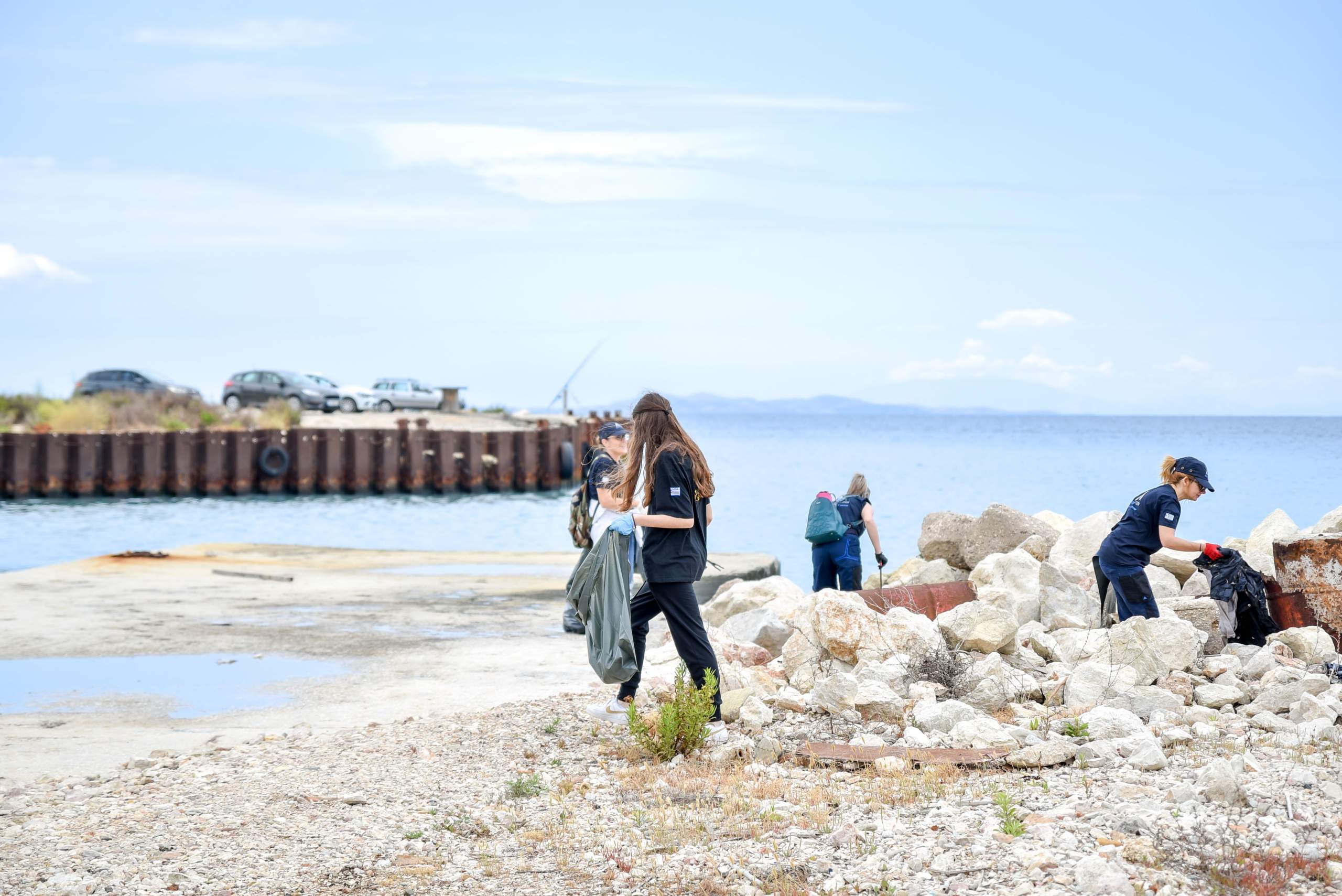 Εθελοντική δράση καθαρισμού στο Νότιο Λιμένα Πατρών
