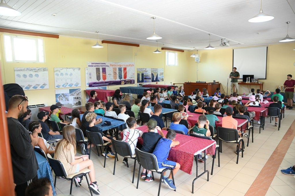 Στις ημερήσιες παιδικές κατασκηνώσεις του Δήμου Πατρέων στα Ροΐτικα το Διεθνές Φεστιβάλ Αθλημάτων Νόησης