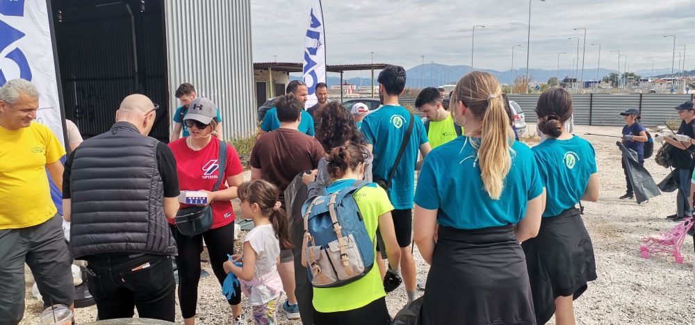 Εθελοντική δράση καθαρισμού στο Νότιο Λιμένα Πατρών