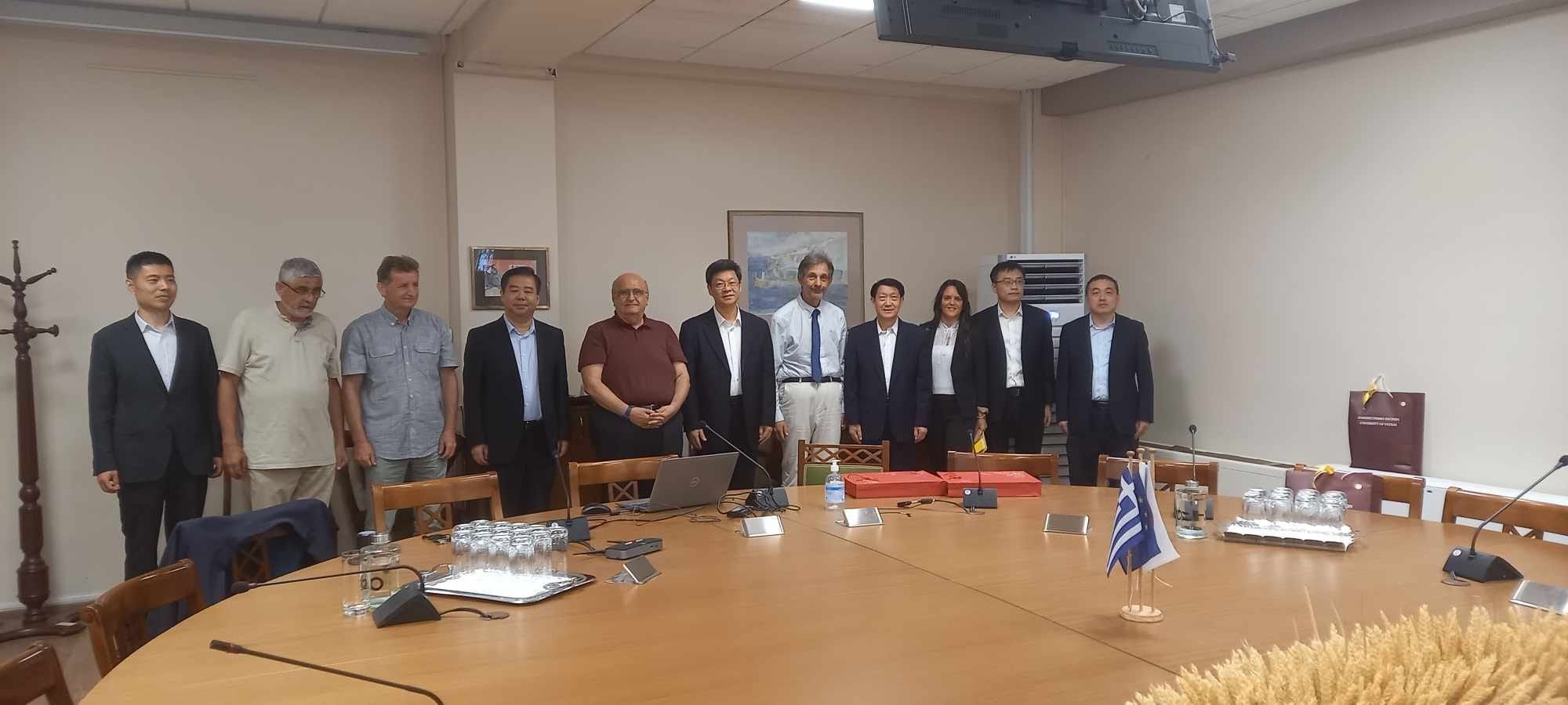 Το Πανεπιστήμιο Πατρών υποδέχθηκε αντιπροσωπεία του Fujian University  της Κίνας