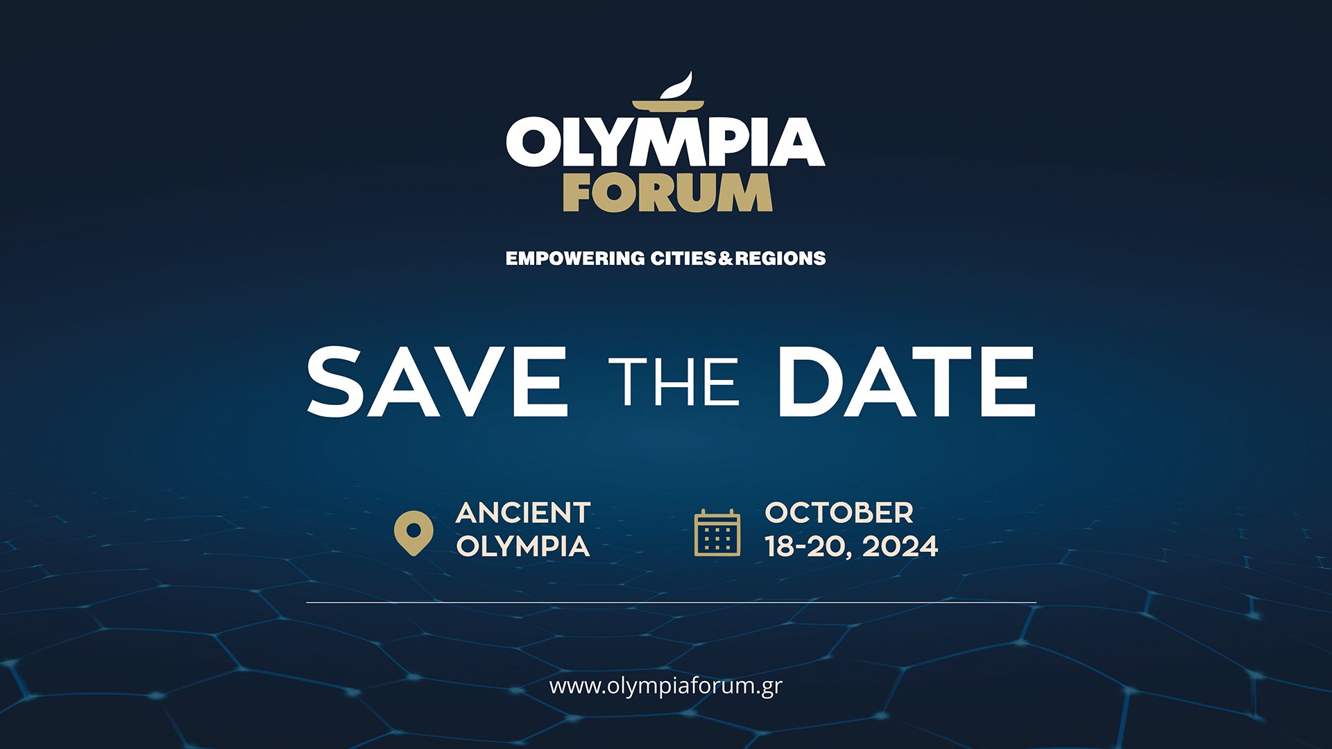 «Olympia Forum» V πραγματοποιείται στην Αρχαία Ολυμπία με τίτλο : “Στο επίκεντρο η Περιφέρεια”