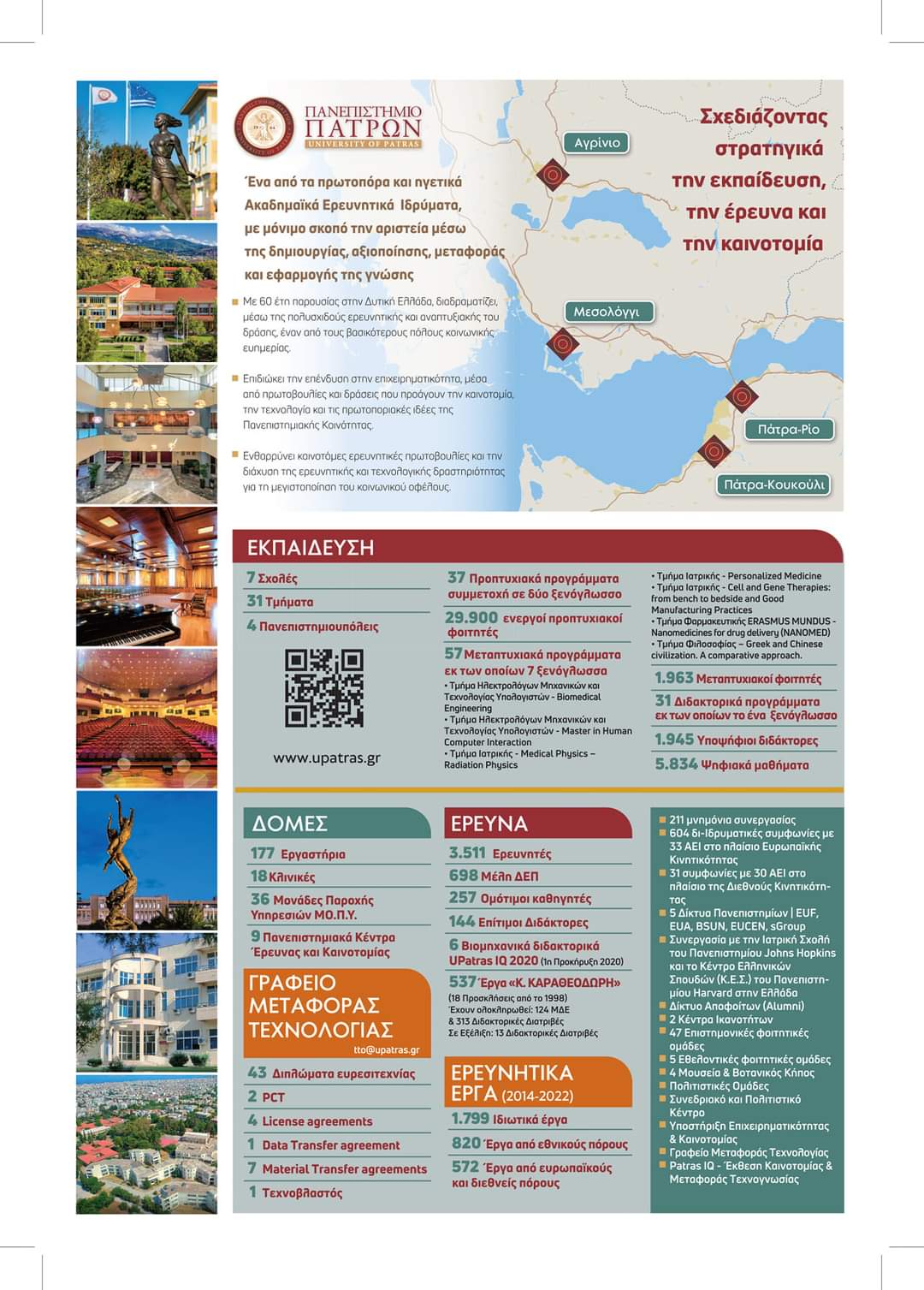 Νέα αφετηρία και νέα εποχή για το Πανεπιστήμιο Πατρών